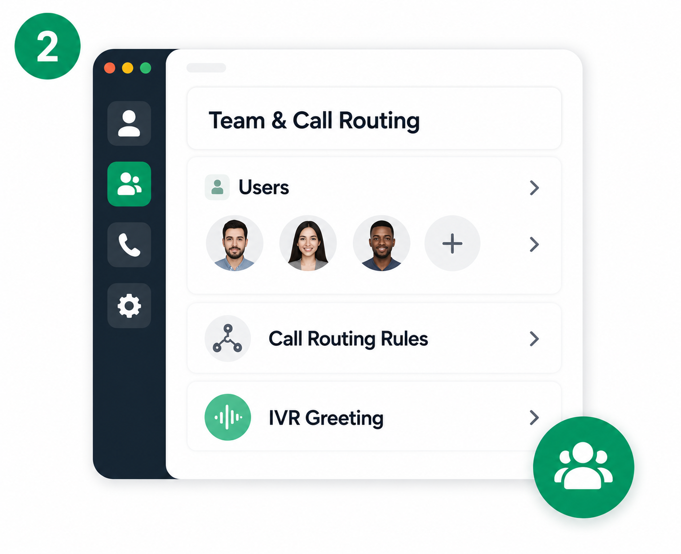 Set Up Your Team in A2P Calling App